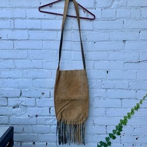 Vintage 100% Suede Bucket Bag